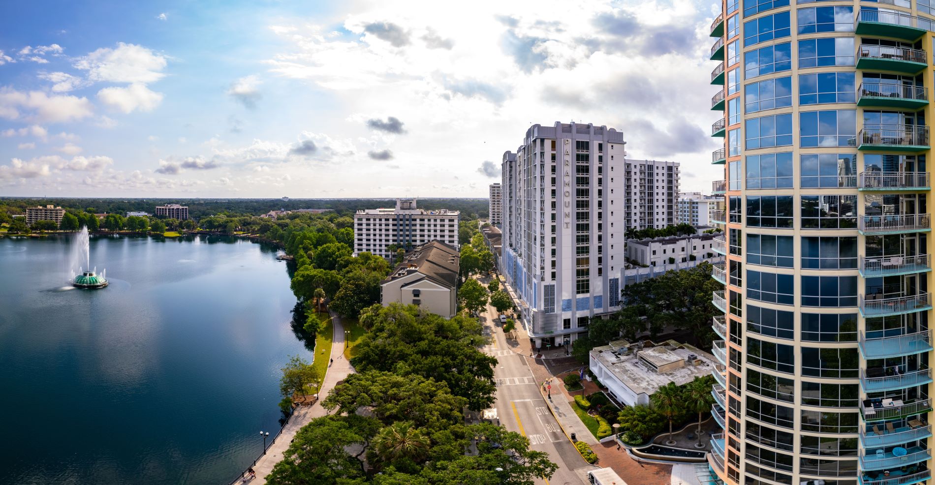 Aerial view of Orlando Florida